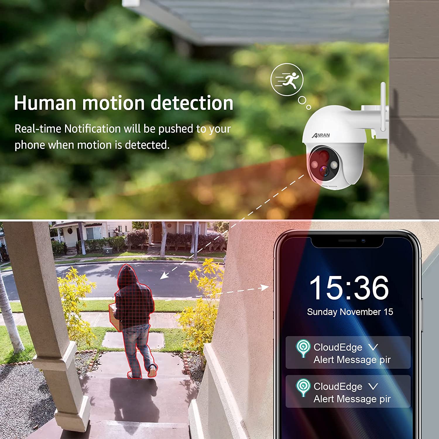 ANRAN Q1 Pro 2K Solar Battery Camera - Image 4