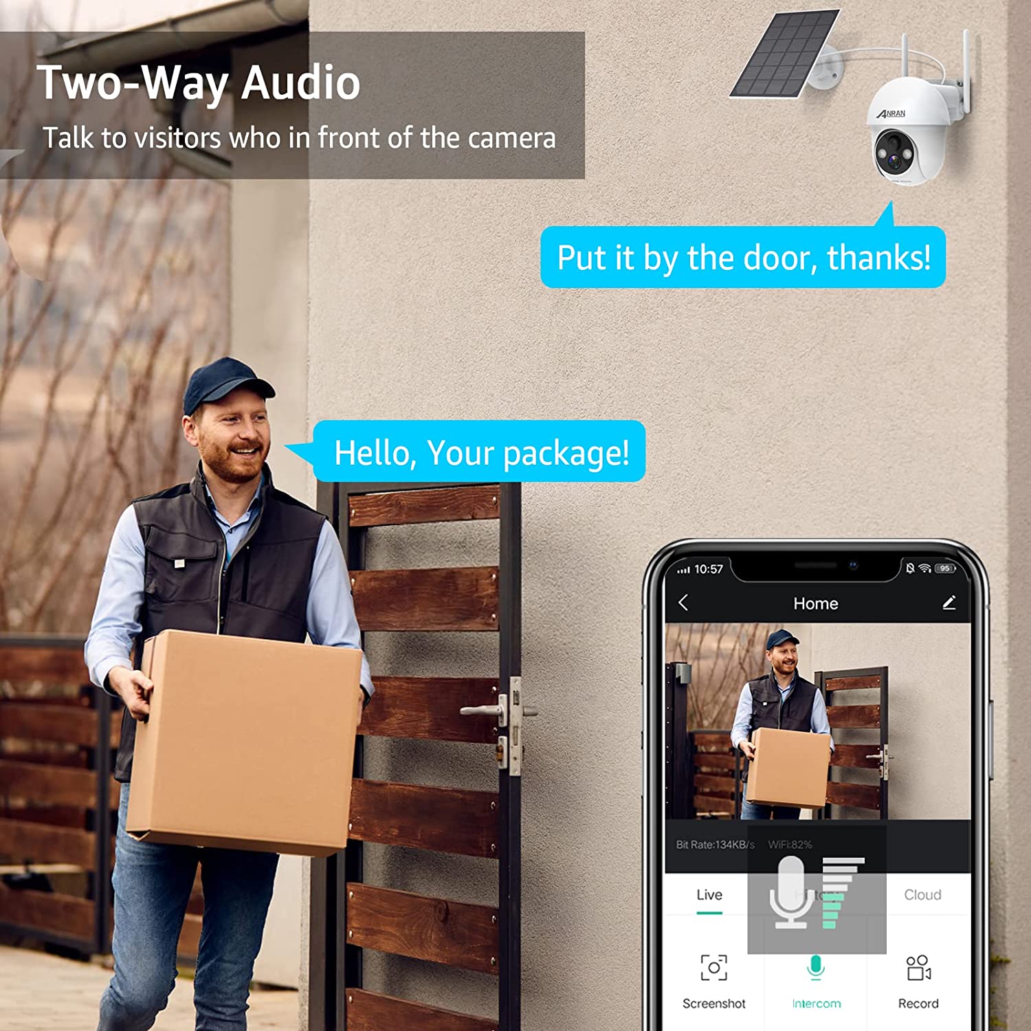 ANRAN Q1 Pro 2K Solar Battery Camera - Image 5