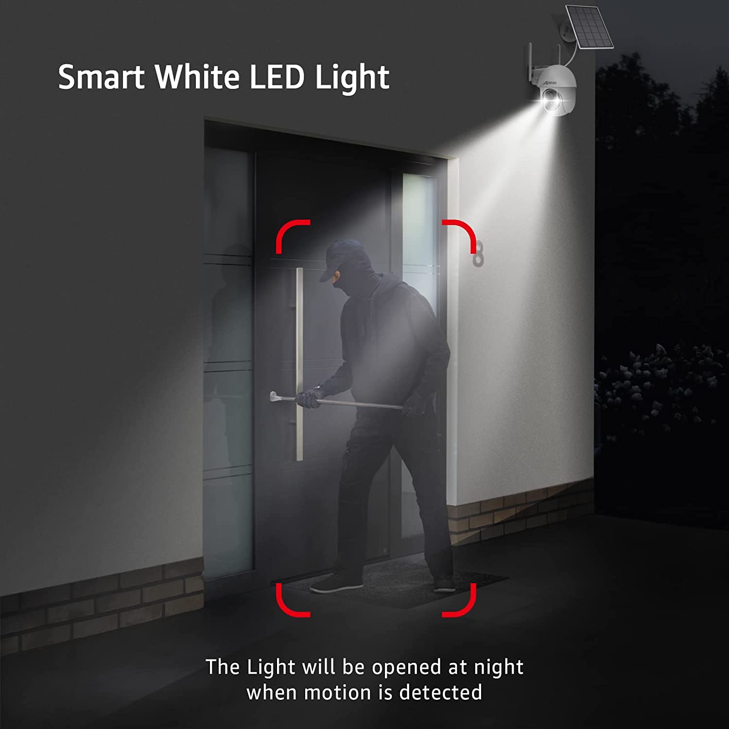 ANRAN Q1 Pro 2K Solar Battery Camera - Image 6