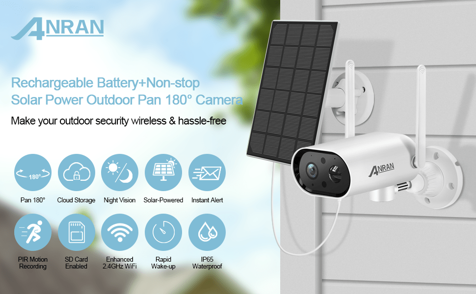 ANRAN S2 Pro 2K Solar Battery Camera - Image 8